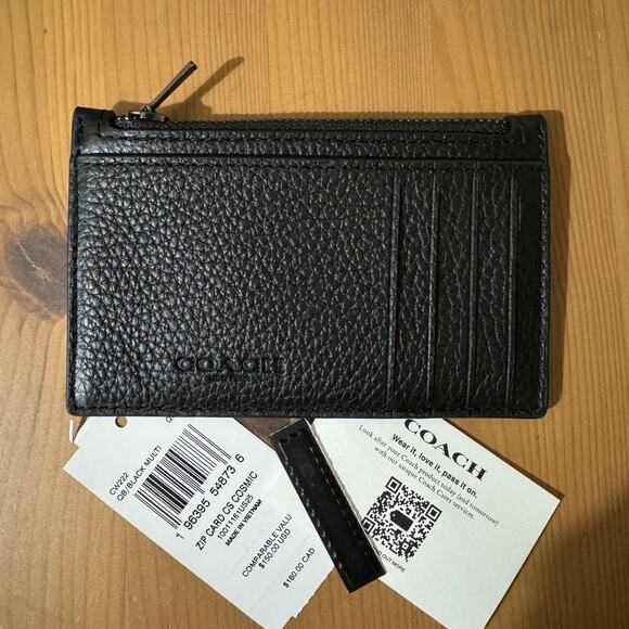 NWT Coach Cosmic Zip Card Case With Rocket Print - Picture 8 of 9